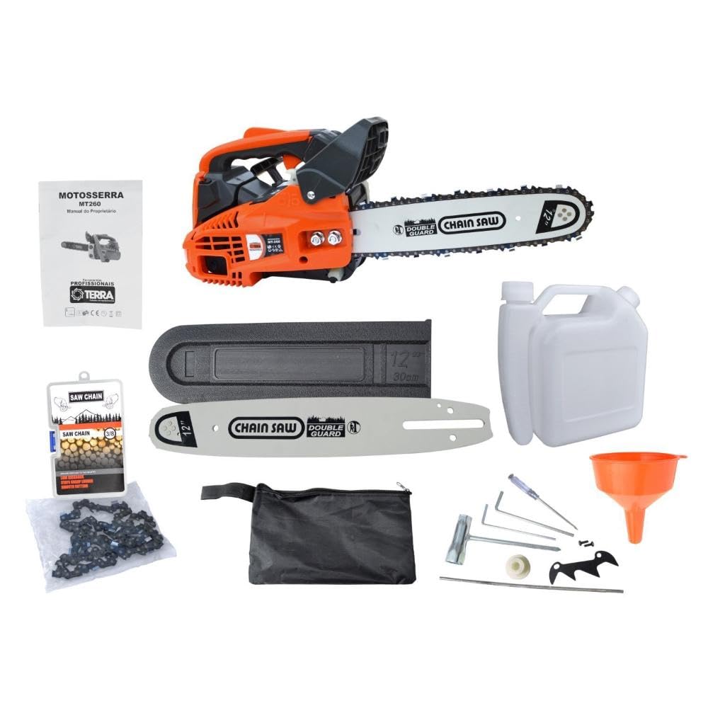 Motosserra a Gás 26CC 1HP 1 Sabre MT260 707381 - Terra | Amazon.com.br