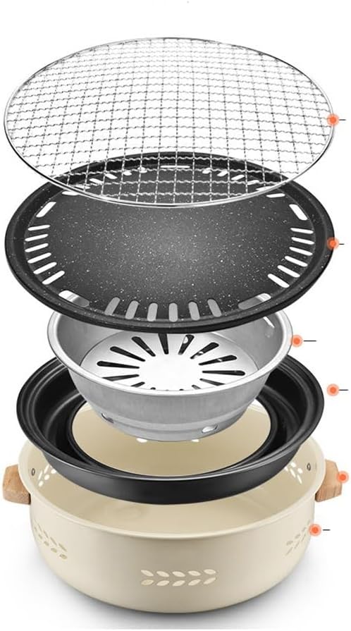Tea Making Stove Home Barbecue Stove Outdoor Heating Baking Brazier Indoor Carbon Stove