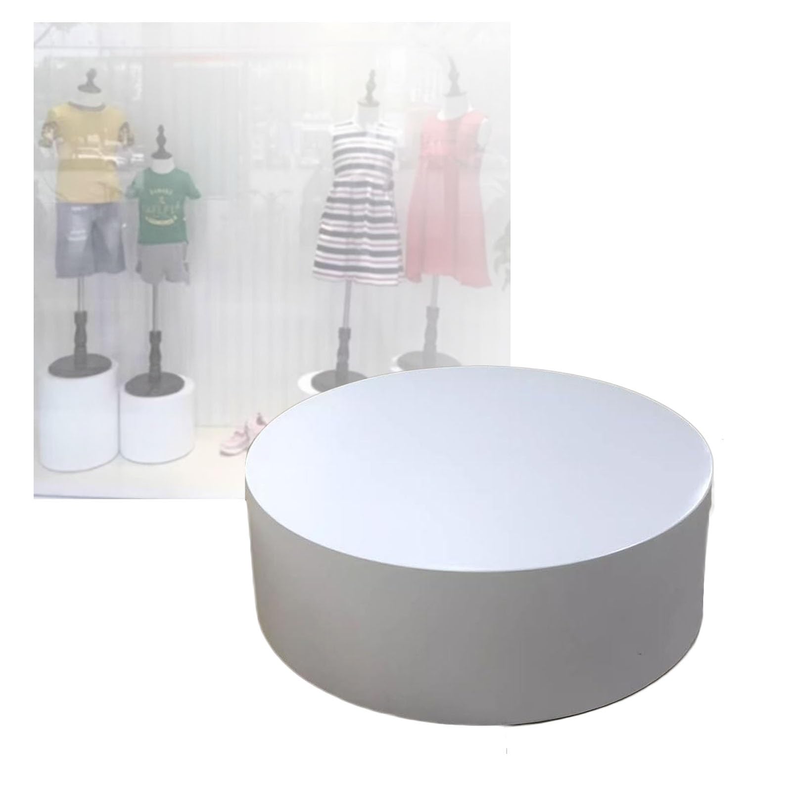 Présentoir mannequin pour magasin de vêtements résolvant les problèmes d'espace