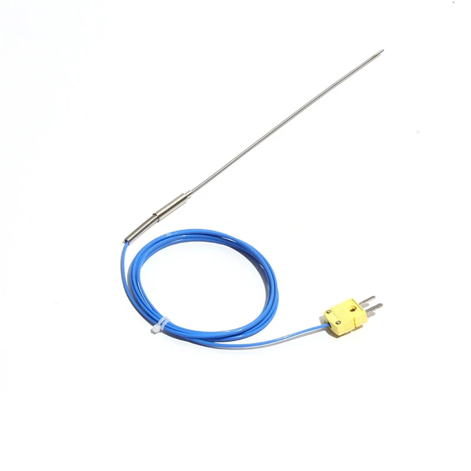 Opancerzony termoelement typu K zginany przewód czujnika 1 mm//2 mm/3 mm-8 mm średnica 100/200/300 mm 0-1100 stopni czujnik temperatury (średnica sondy 6 x 300 mm)