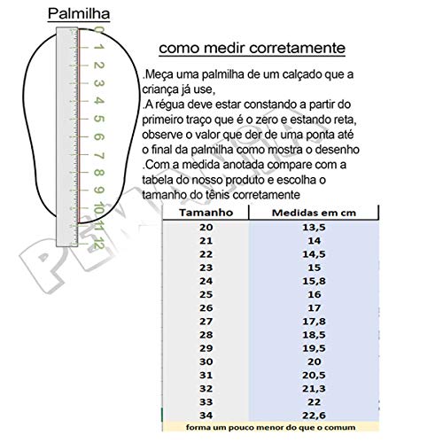 Tenis de Led Infantil Feminino Buldog com luz