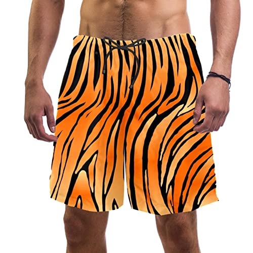 Maillots de bain pour hommes peau de tigre au tissu léger