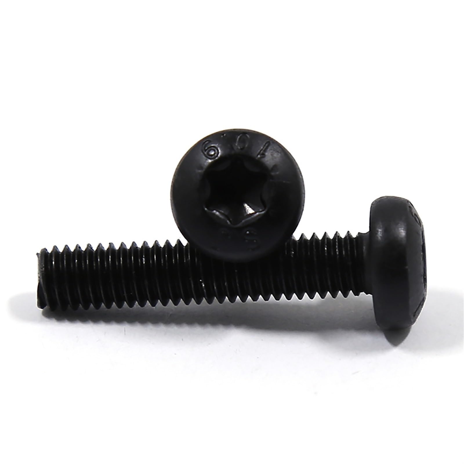 HIMKSRE Grade 10.9 Black Torx Pan Head Screw/Torx Round Head Screw Bolt M3-M10(20pcs M4X25)