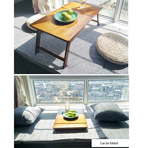 Table pour ordinateur portable en bambou et bureau enfant pliable - 4