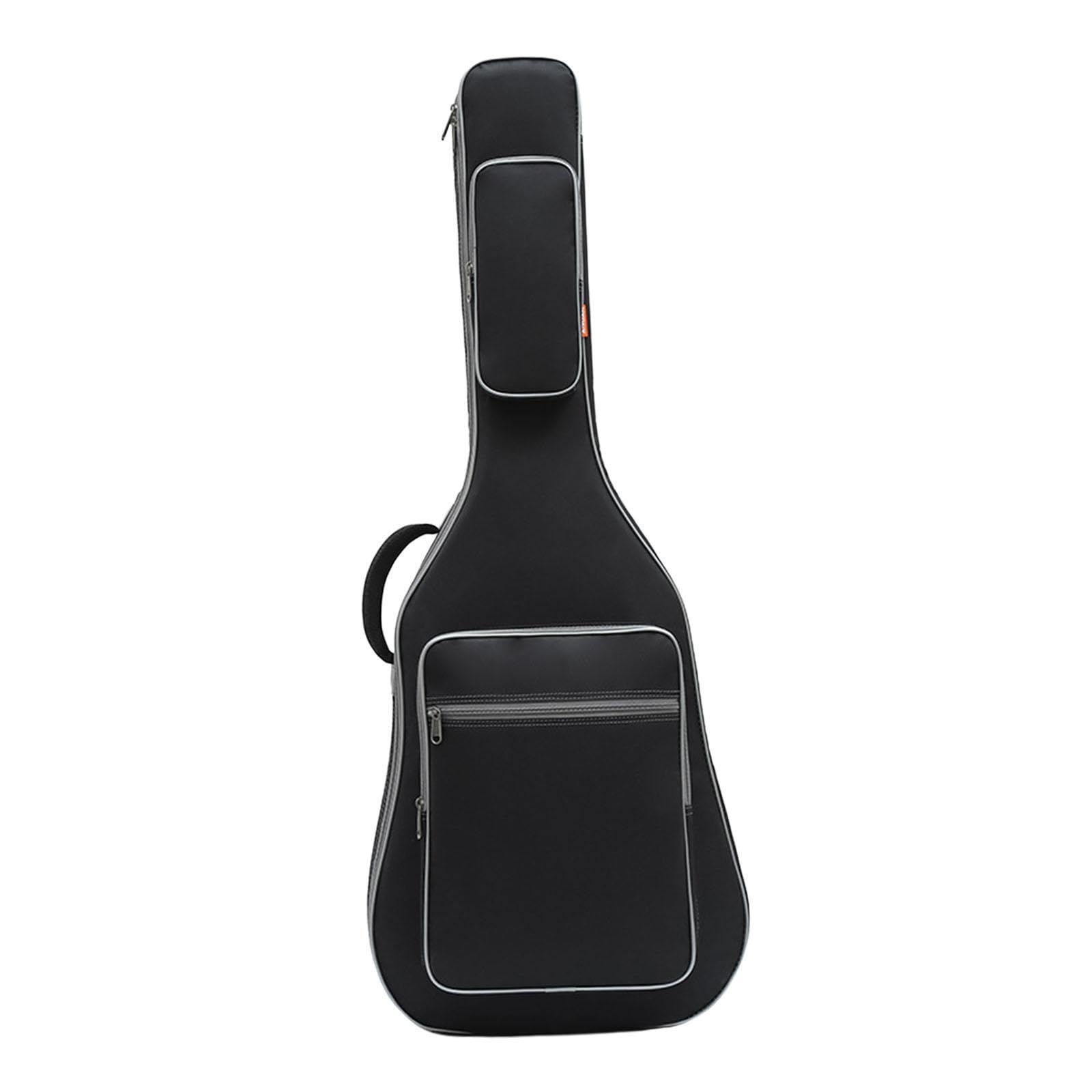Bolsa para bajo eléctrico, funda para guitarra, funda para guitarra, para eléctrica, impermeable para bajo, para eléctrica .., Negro, 38x8x103cm