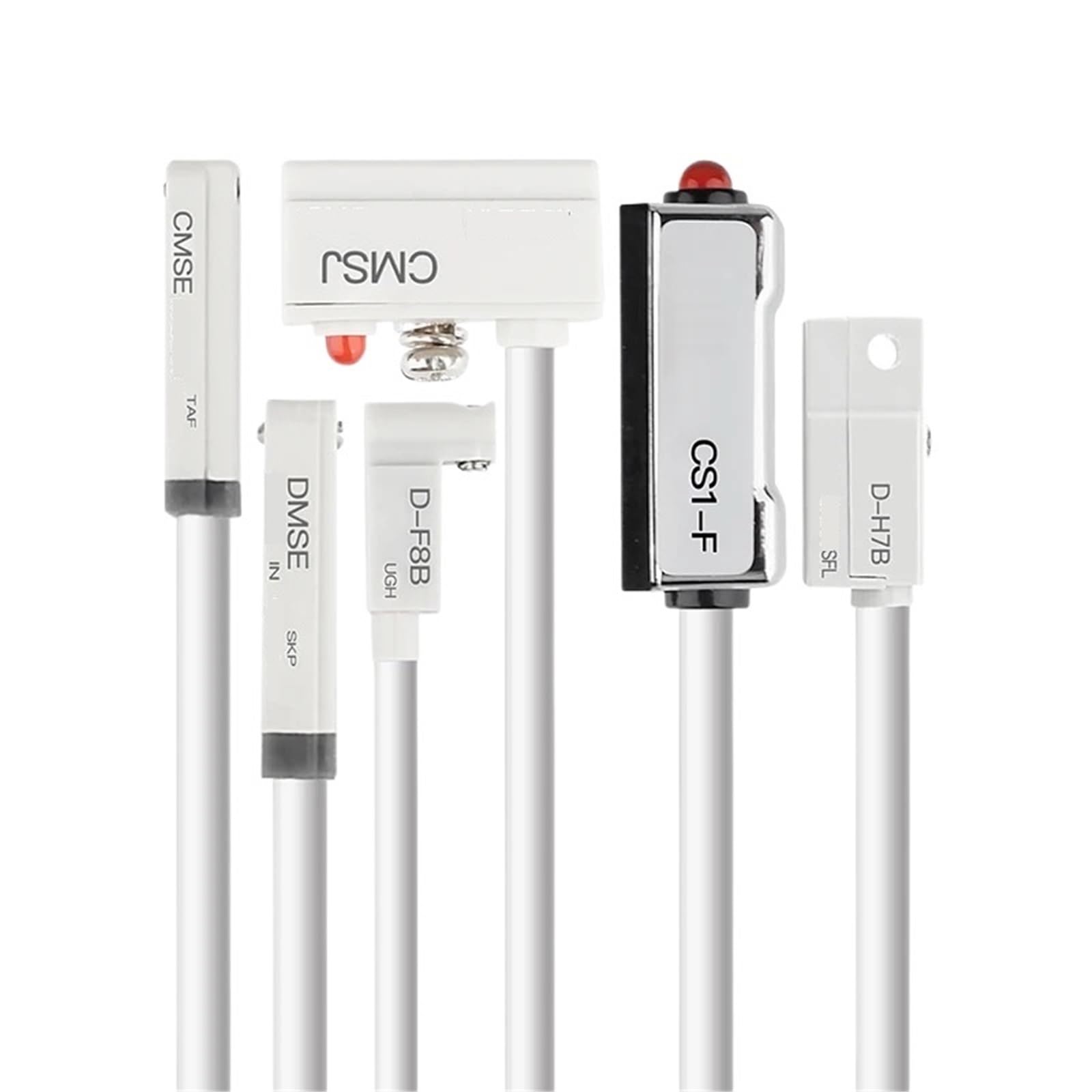 Sensor e interruptor magnético para cilindros neumáticos CS1-F-2 con cable de 2 hilos y 2m