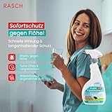 RASCH HOME DEFENDER® Flohspray für Wohnung & Möbel [500ML] - Anti Floh Spray zur Flohbekämpfung - Flohabwehrspray - Flohvernichter - Flohspraymittel gegen Flöhe - Fleespray - Antiflohspray