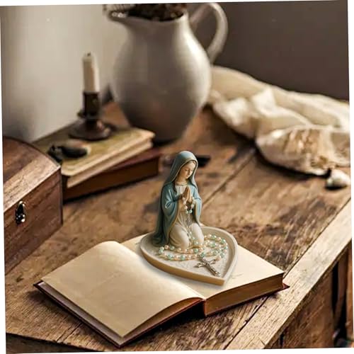 Statue de la Sainte Mère en résine de qualité pour prière catholique