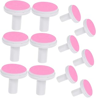 12 Pcs Pink Electric Nail Buffer Replacement Pads for Adults