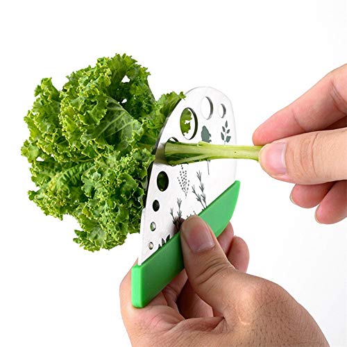 image for Odisen Herb Stripping Tool, Herb Stripper, Easy Stripping Kale Leaf Co