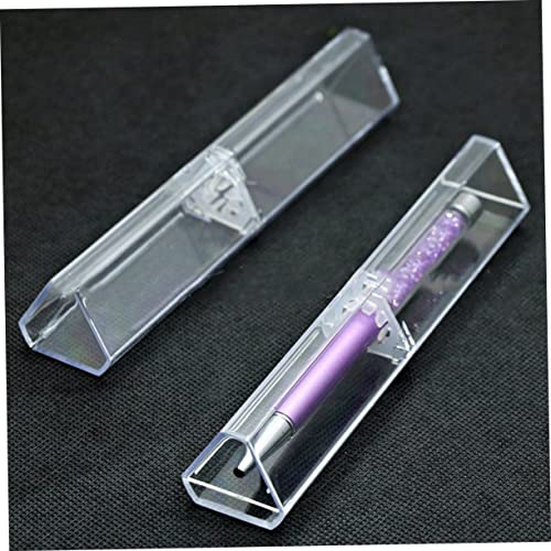 Boîte à stylos en plastique transparente DOITOOL range-crayons | 12 pièces