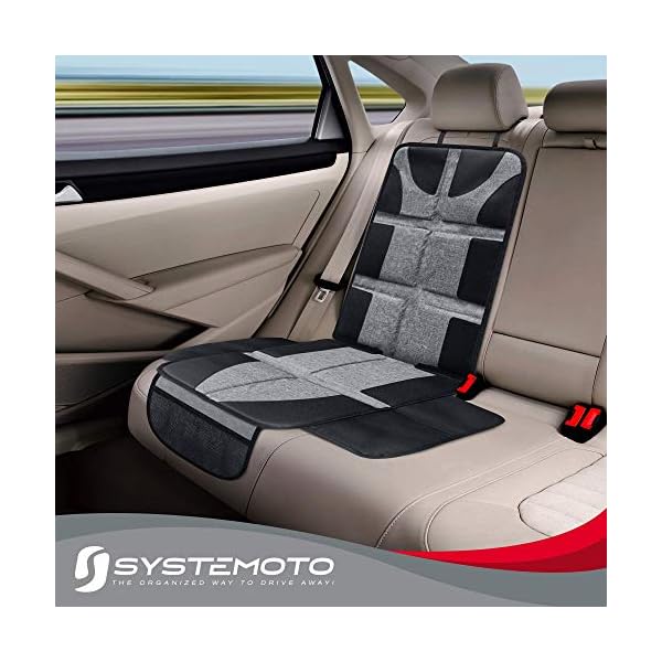 SYSTEMOTO Auto Sitzschoner für Kindersitze - Erstklassige Kindersitzunterlage in universeller Passform, Isofix-geeignet… – Bild 6