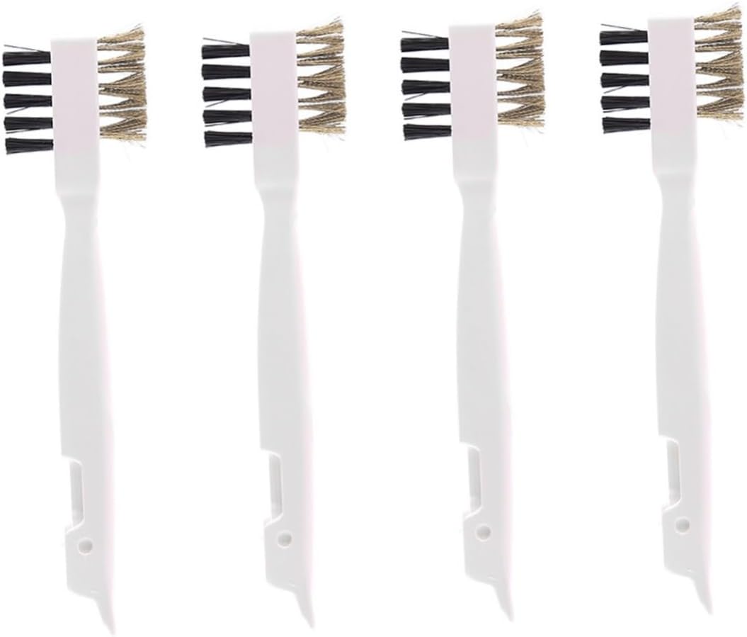 4pcs Gas Stove Cleaning Brush Wire Brush for Pots Pans Cooktops Deep Cleaning Crevice Tool for Kitchen and Scrubbing