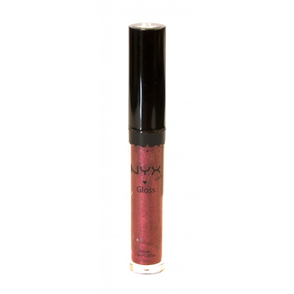 (Plum) - NYX Girls Round Lip Gloss -Colour RLG 21 - Frosted Plum