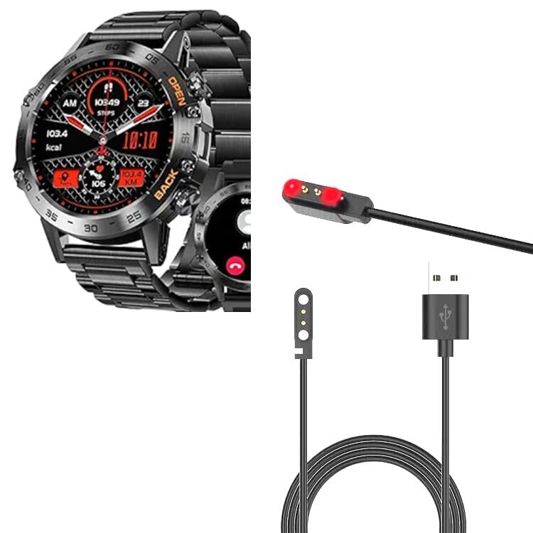 USB Cable for LIGE K52/SUNKTA K52/Linwear K52/EIGIIS K52 Smart Watch, Magnetic Replacement Charger Compatible for K52 Smart Watches