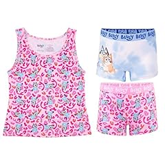 Bluey Tank + 2 Girl Short