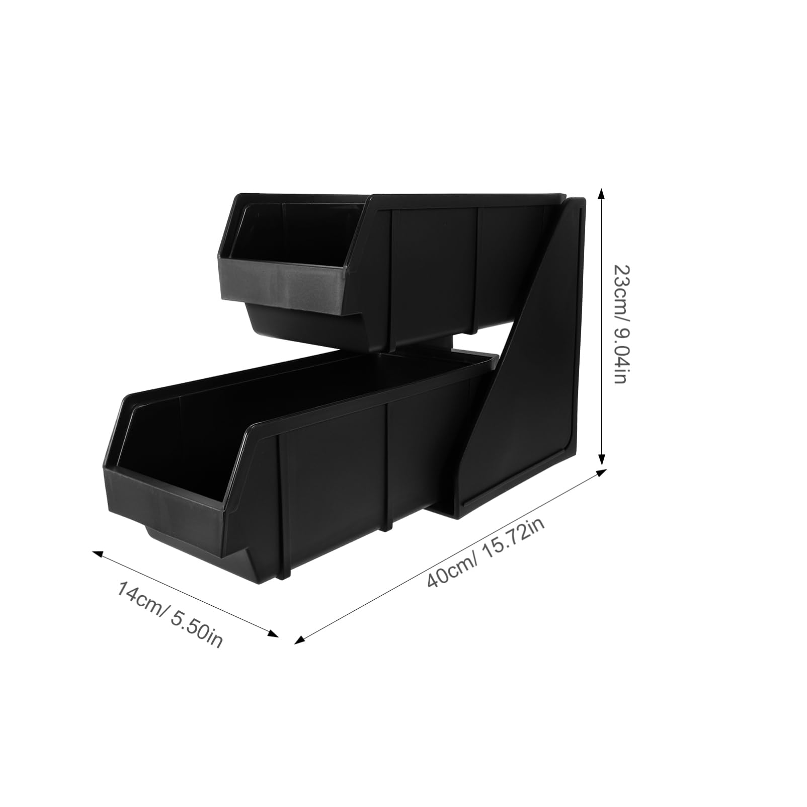 VERDANVERSE Coffee Station Organizer Plastic Tea Bag Station Holder for Home Bar Counter and Cafes Multi Functional Organizer for Coffee and Sugar Packets Easy Smooth Edges Sturdy Build
