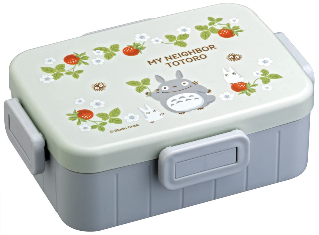 Skater YZFL7AG-A My Neighbor Totoro Strawberry Lunch Box, 22.0 fl oz (650 ml), Antibacterial, 4-Point Lock, Women's, Made in Japan : Home & Kitchen