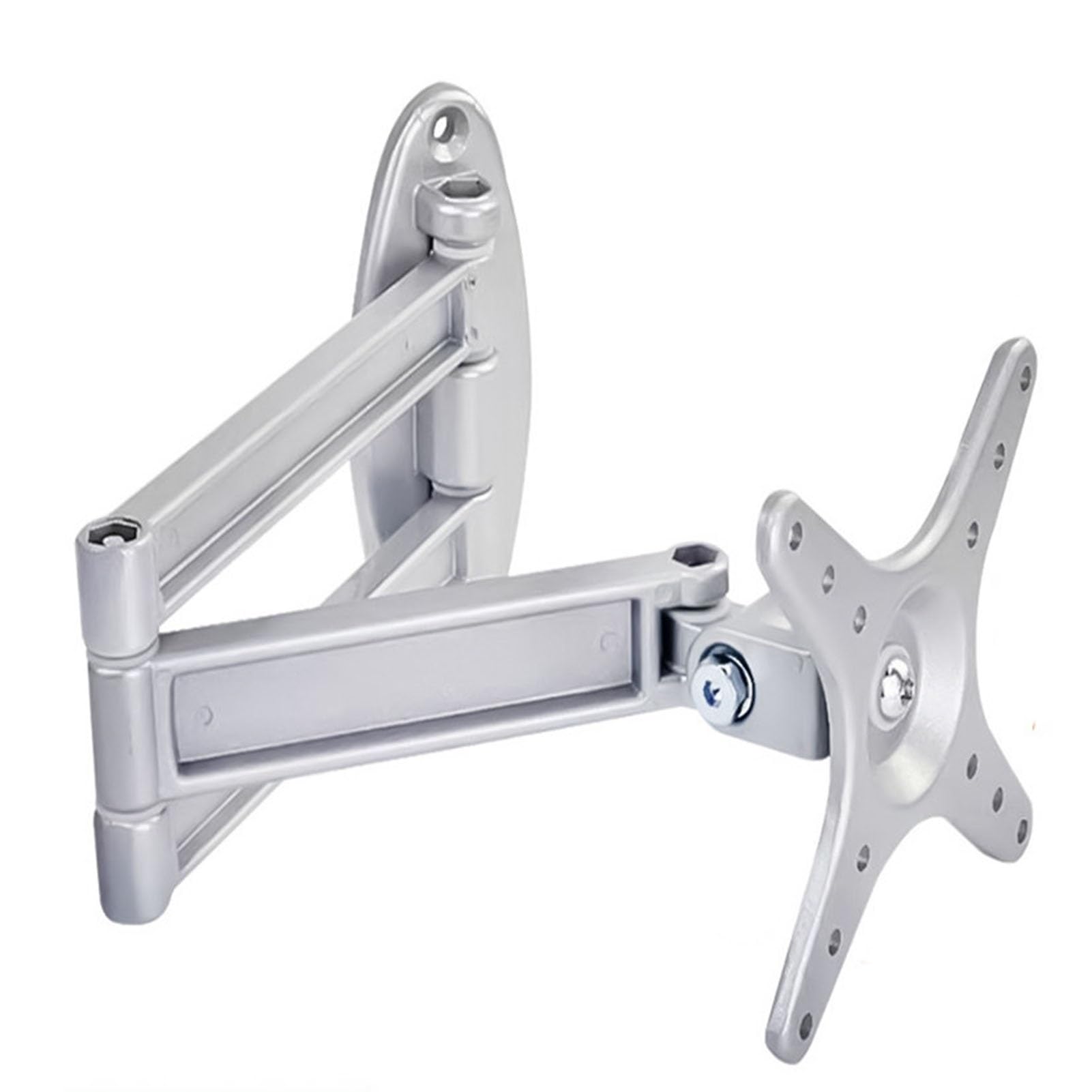 GUODDM Full Motion Computer TV Wall Mount, Universal Monitor Bracket LED Rack, Telescopic And Rotating For Most 10-29 Inch LED LCD Flat And Curved TVs Up To 15kg