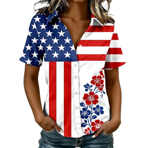 Chemise manches courtes imprimée graphique pour confort quotidien et loisirs extérieurs