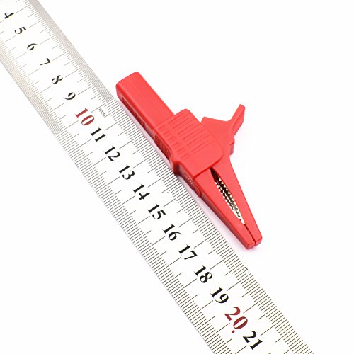 Câbles de test avec pince crocodile et fiche banane 4 mm pour multimètre - 6