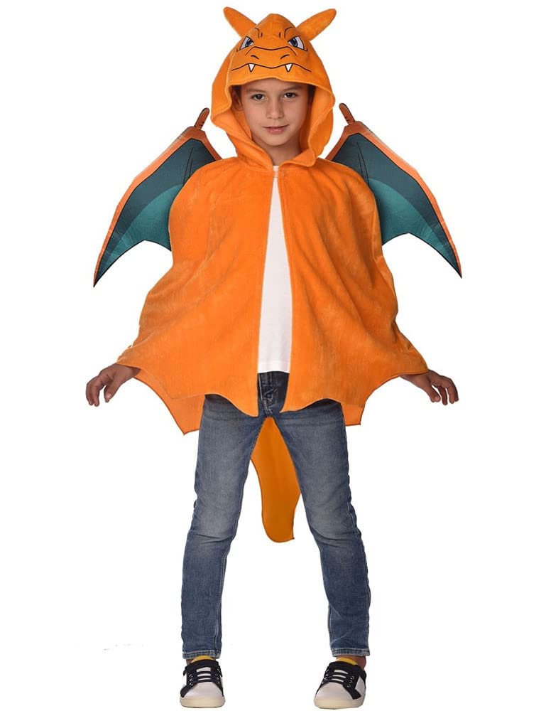 amscan Childs Unisex Official Pokemon Licensed Charizard Fancy Dress Costume Cape