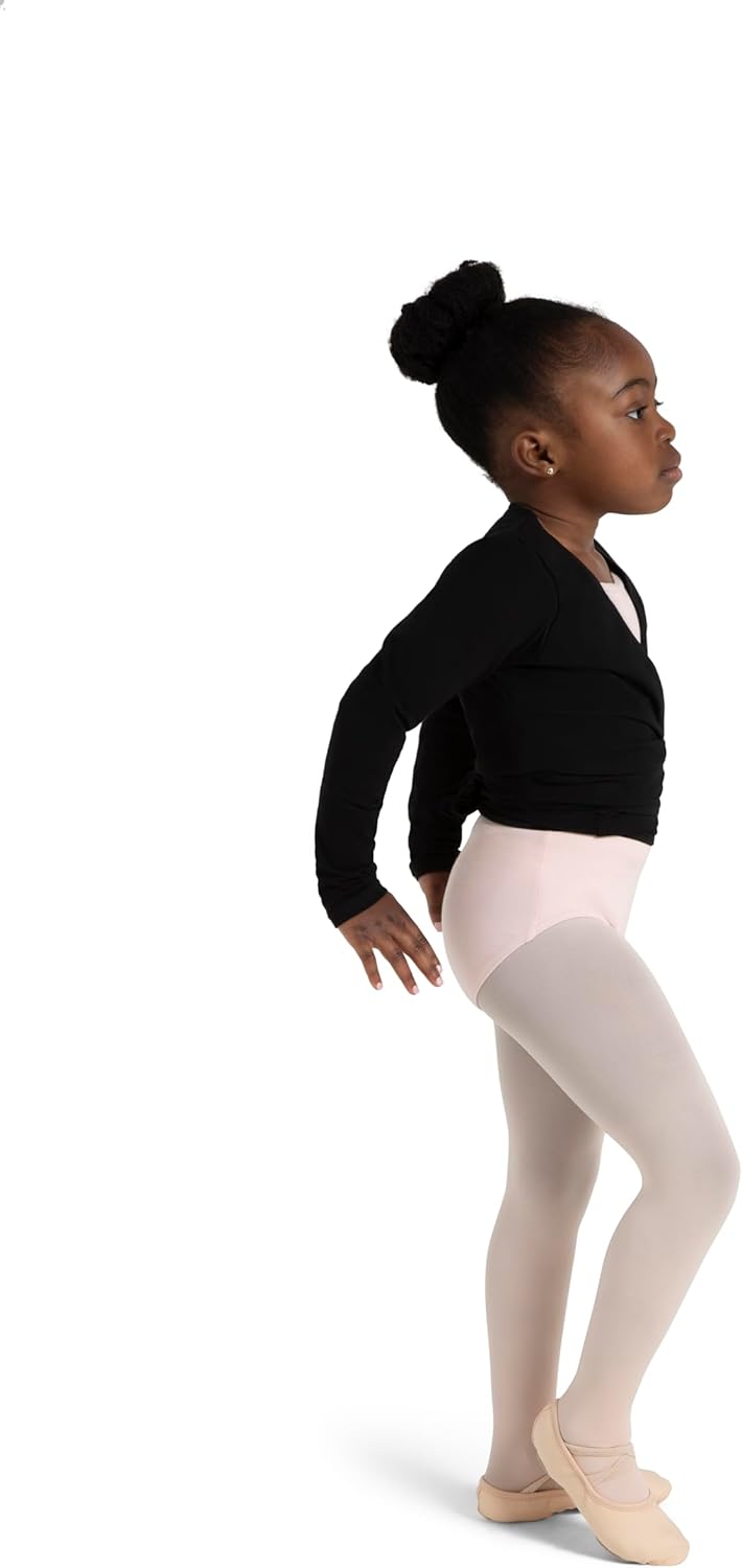 Capezio Little Girls' Classics Wrap Top - Image 3