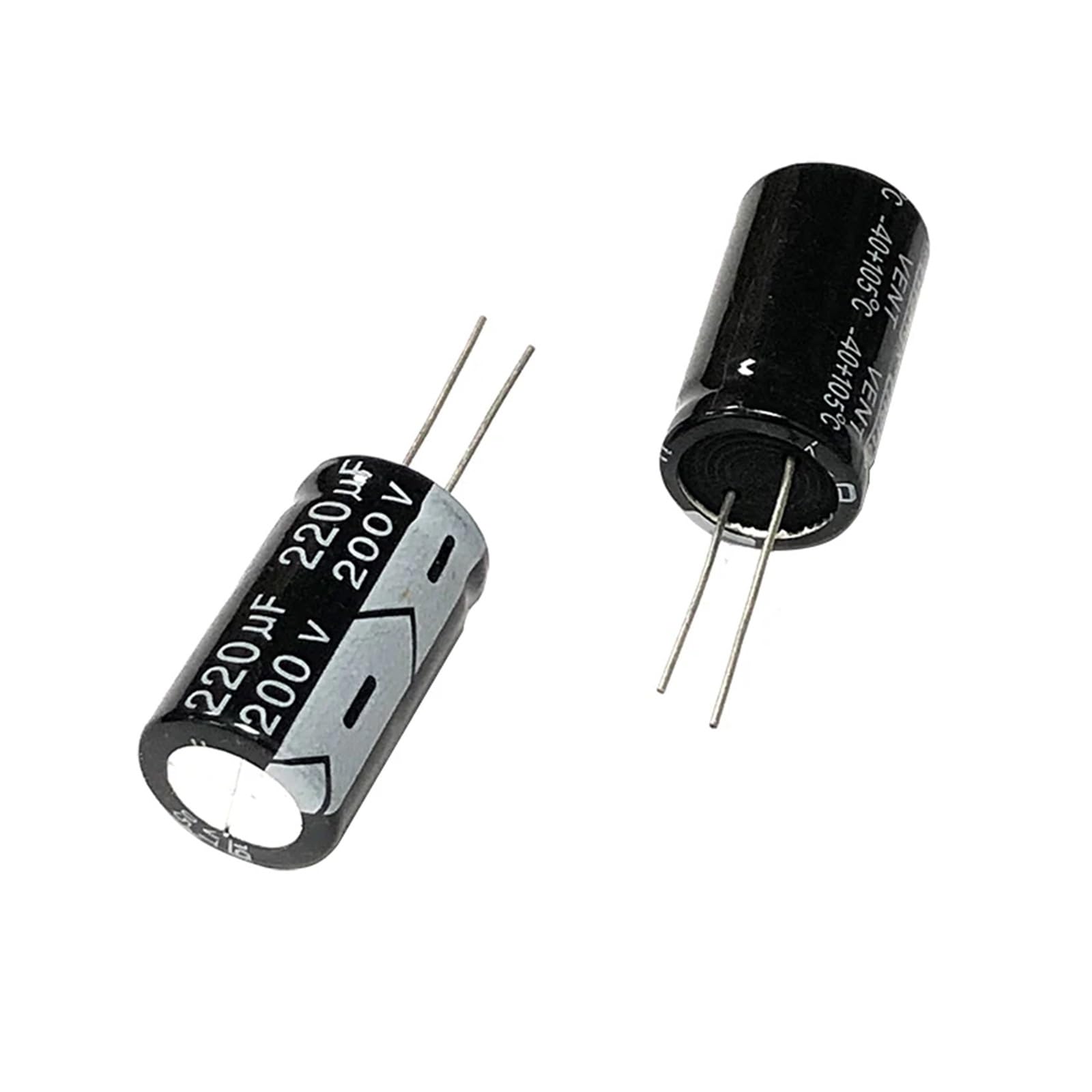 Condensateur électrolytique 200v 100uf 16x25mm pour circuit imprimé