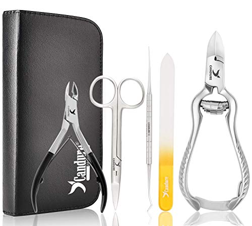 Candure - Kit de 5 Piezas de Instrumentos de Podología, Cortauñas para Uñas Enterradas - Autoenclavables - CE Cover