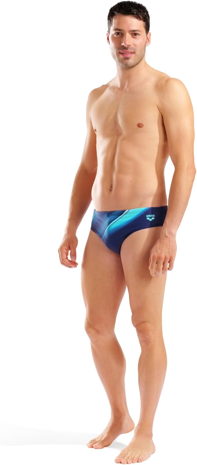 Arena Men's Feel Light Swim Brief Comfortable Suit for Summer Gym Pool Beach Sports Swimwear