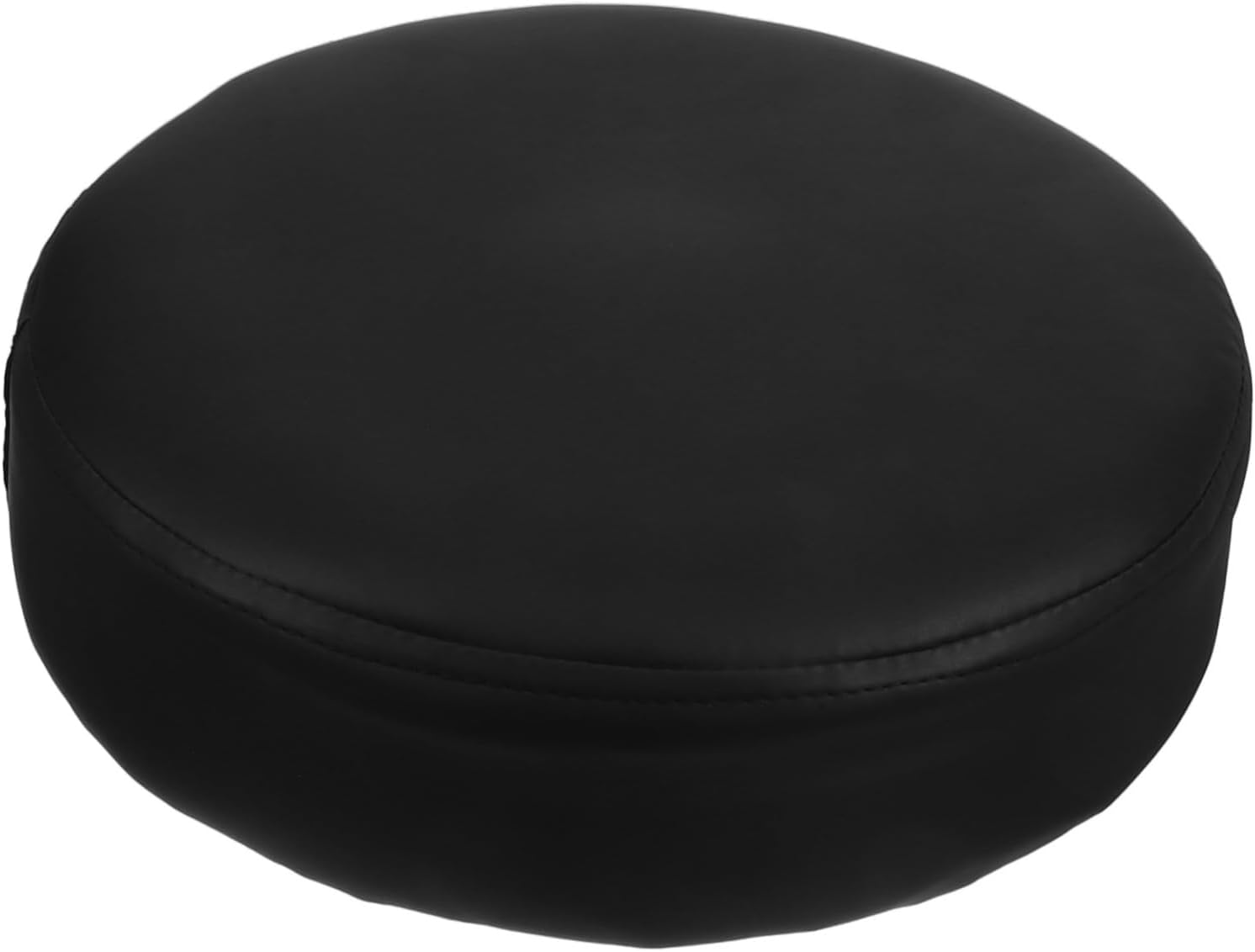 Round Barstool Cushion Covers: 7cm Waterproof Pu Seat Pads Stool Repair Replacement for Home Restaurant School Commercial Use