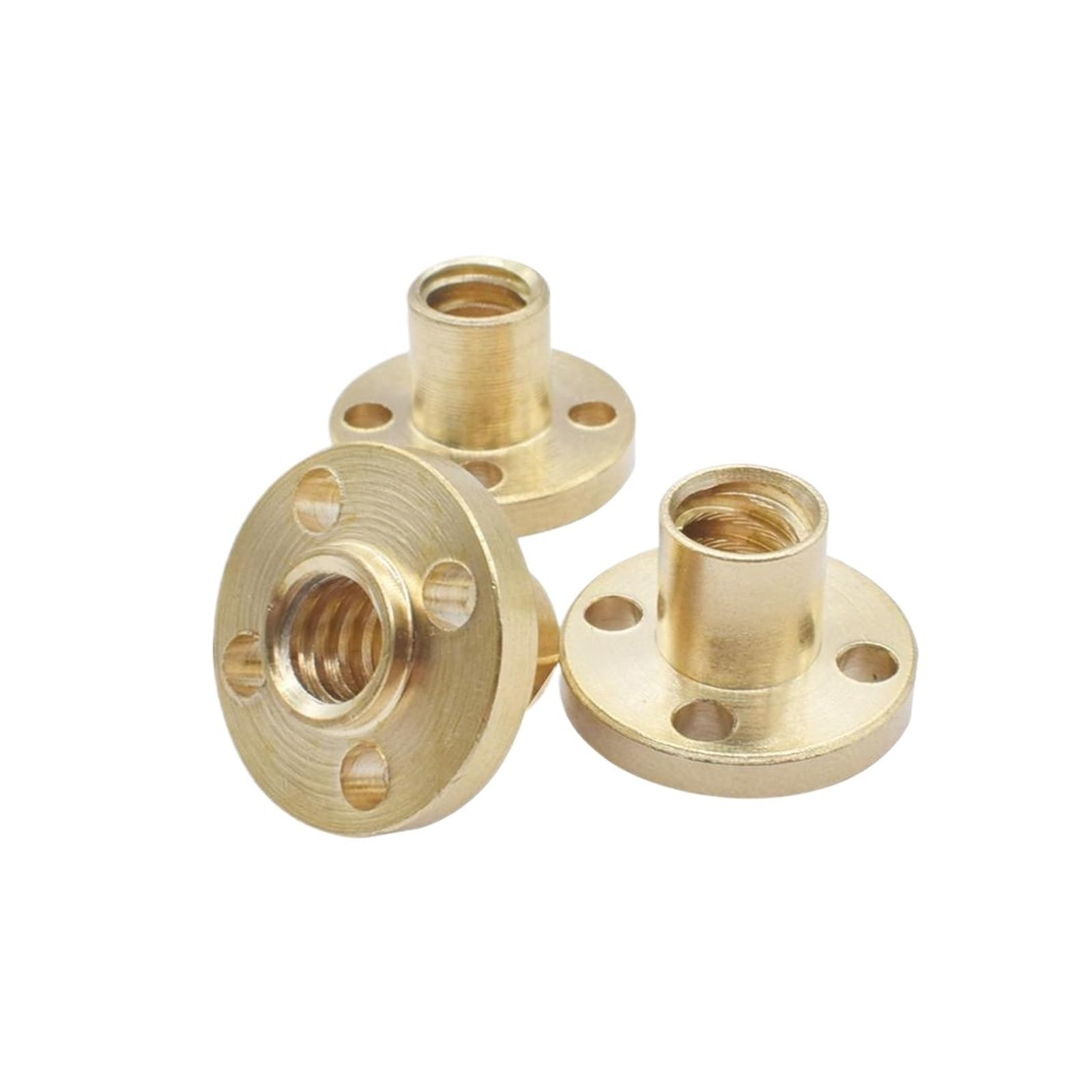 Metal Ball Screw nut 1 Set T8 Diameter 8mm Pitch 2mm Lead 8mm Trapezoidal Spindle Lead Screw Length 200mm-600mm with Brass Nut(300mm with nut)
