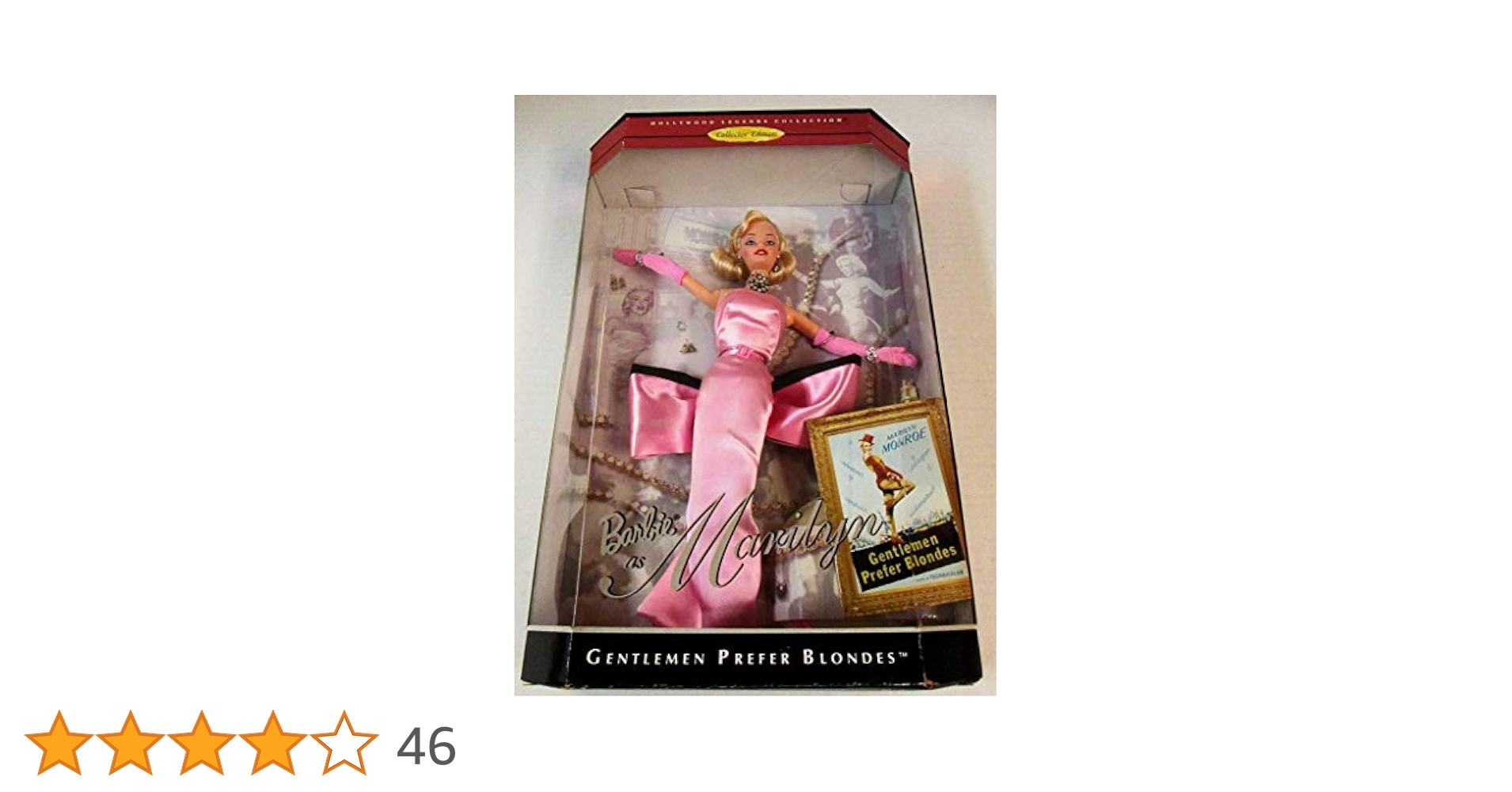 バービー マリリン カスタマイズドフェイスペイント&紳士は金髪がお好きのドレス 送料無料 1/6 DIY Gentlemen Prefer Blondes マリリン・モンロー