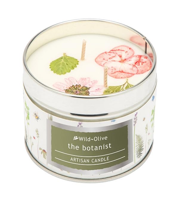 The Botanist Fragranced Artisanal Candle in A Tin