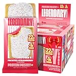 Legendary Foods 22g Protein Pastry 0g Added Sugar, Low Carb, Gluten Conscious, Keto Snack, Ideal for Glucose Management, Includes Whey Protein Isolate, 8 Pack Frosted Strawberry