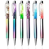 Abhay Liquid Sand Glitter Pen Metal Ballpoint Pens Metal Ball Pens Floating Glitter Dynamic Liquid Sand Pen for Office Supplies
