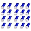 cciyu 20x Blue T5 Blue Dashboard Instrument Panel Instrument Speedometer Gauge Cluster 37 73 74 79 17 57 5050 1-SMD LED Light Bulb 12V (blue)