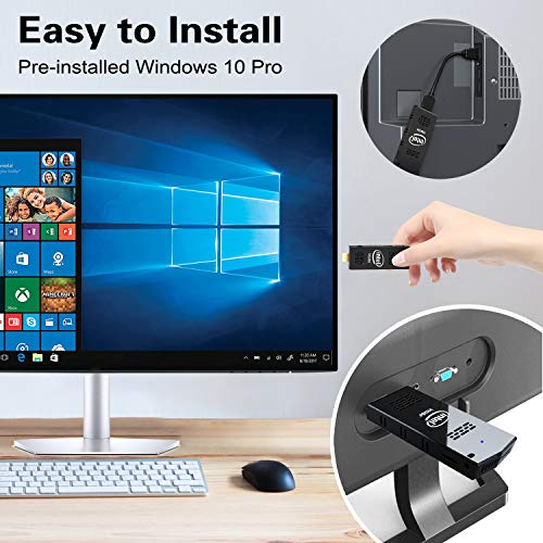 Aklwy Pc Stick Mini Computer Stick 128Gb Rom 4Gb Ram With Intel Atom Z8350 & Windows 10 Pro Support Auto-On After Power Failure,Support 4K Hd,Dual Band Wifi 2.4G/5G, Bt 4.2 (4+128 Win10 Pro) #TOP5