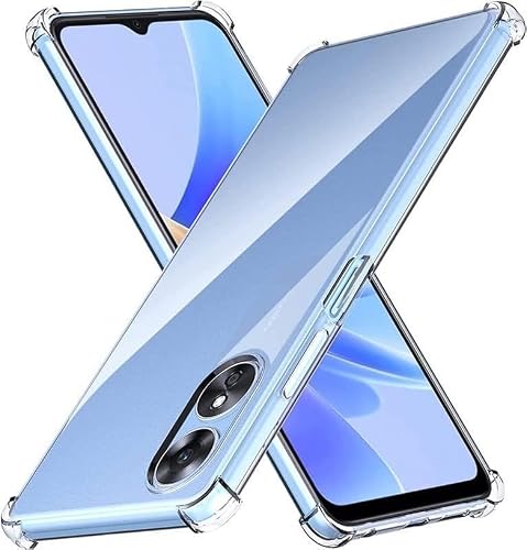 BOXXO Flexible Back Cover for Oppo Reno8 T 5G / Reno 8T 5G | Back Cover Transparent Clear Shockproof Case Four Corner Protection | Slim Protective Mobile Phone Cover for Oppo Reno 8T 5G