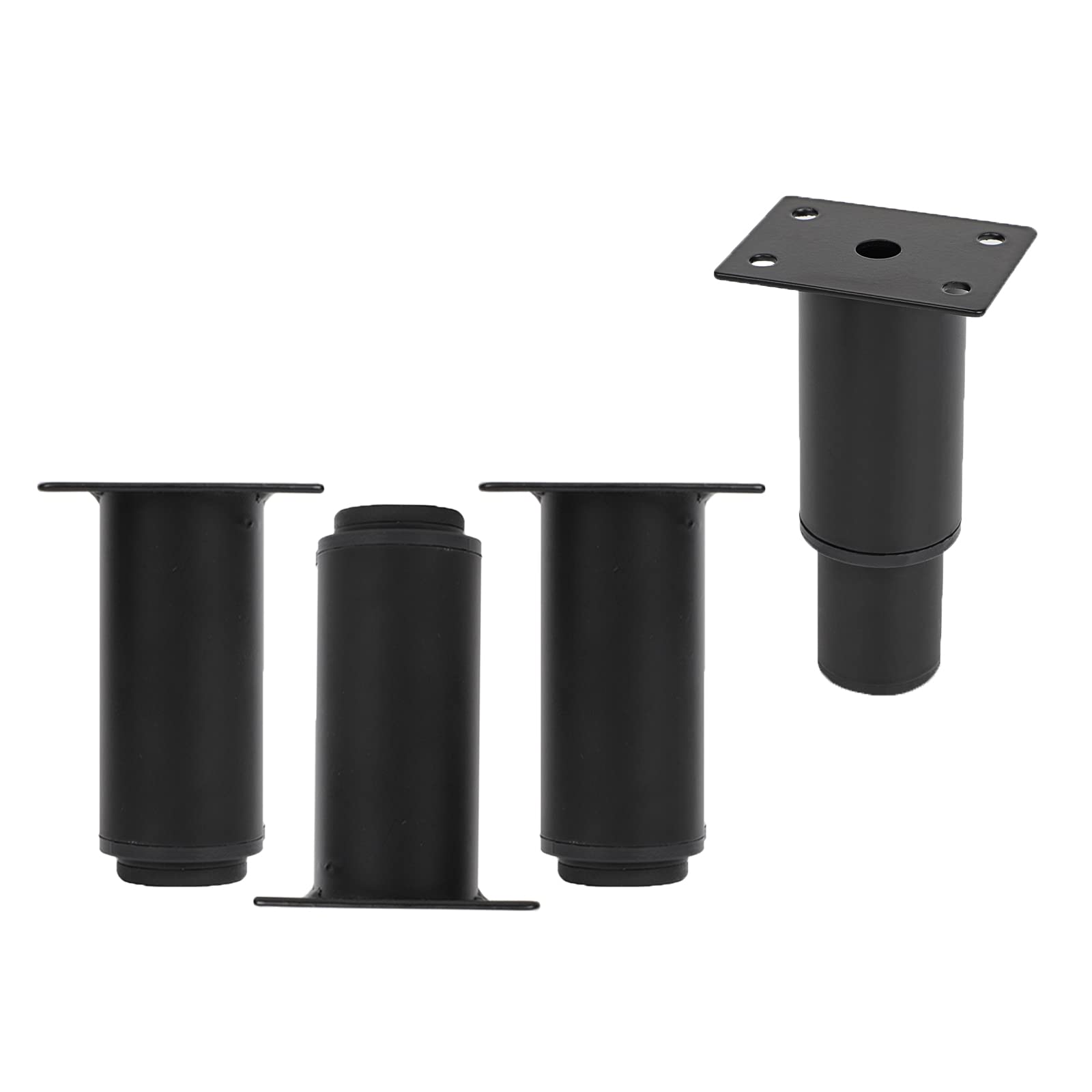 Jambes de canapé en acier laminé à froid de haute résistance - Lot de 4
