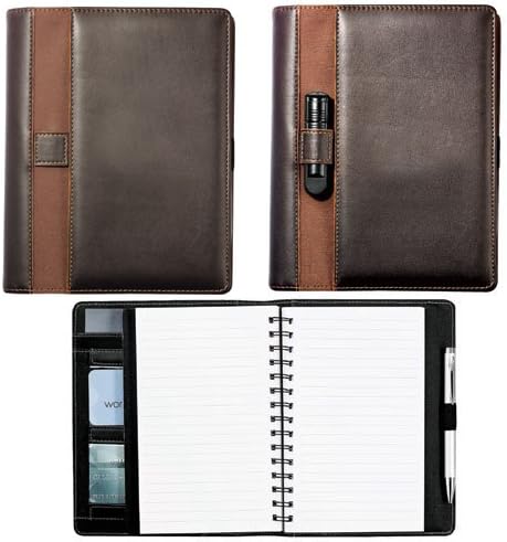 Stratford Executive Memo Pad JournalBook (set of 2)- BROWN