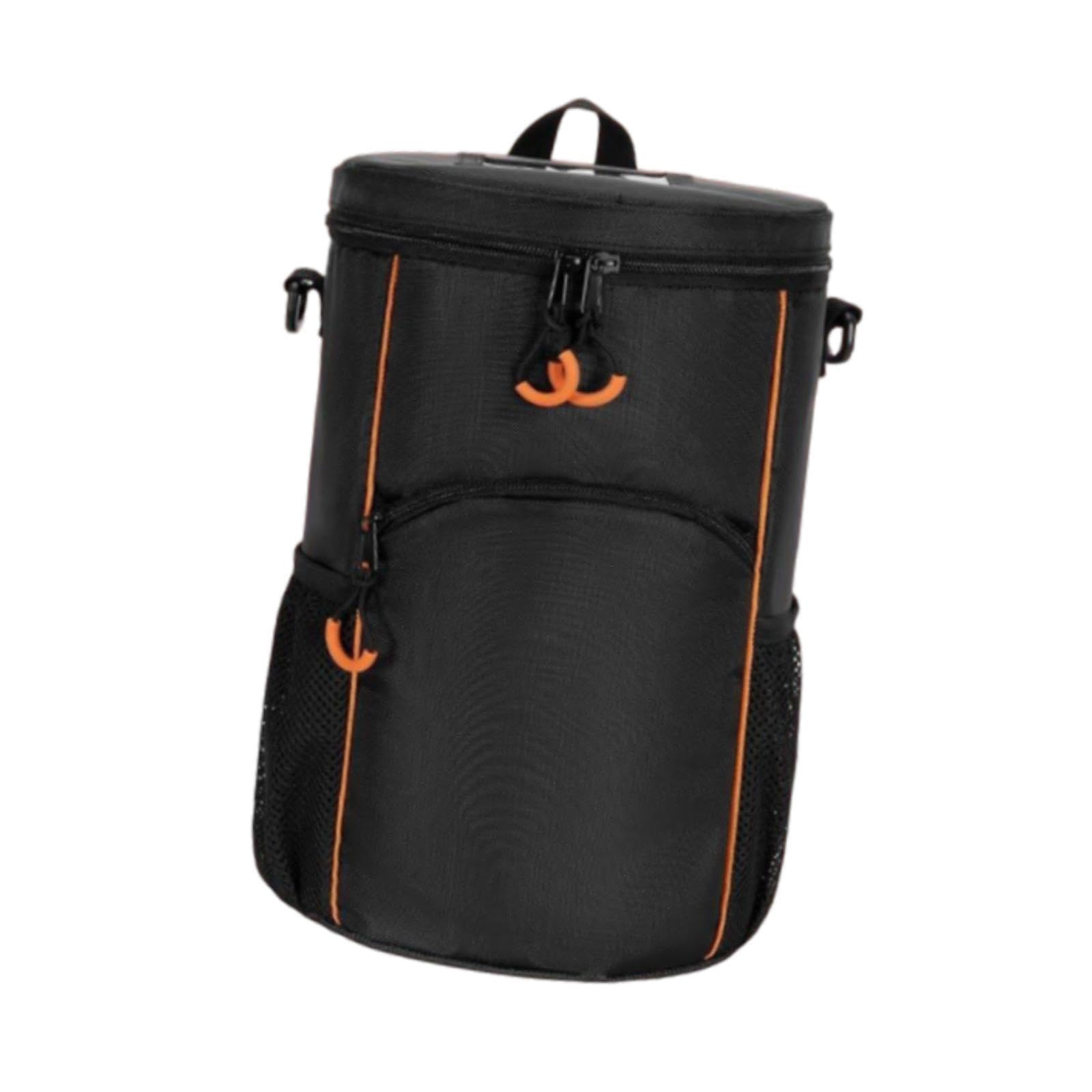 DYNWAVE Tennis Ball Bag Removable Adjustable Shoulder Strap Portable Sturdy Bottom Tennis Ball Basket for Pickleball Balls