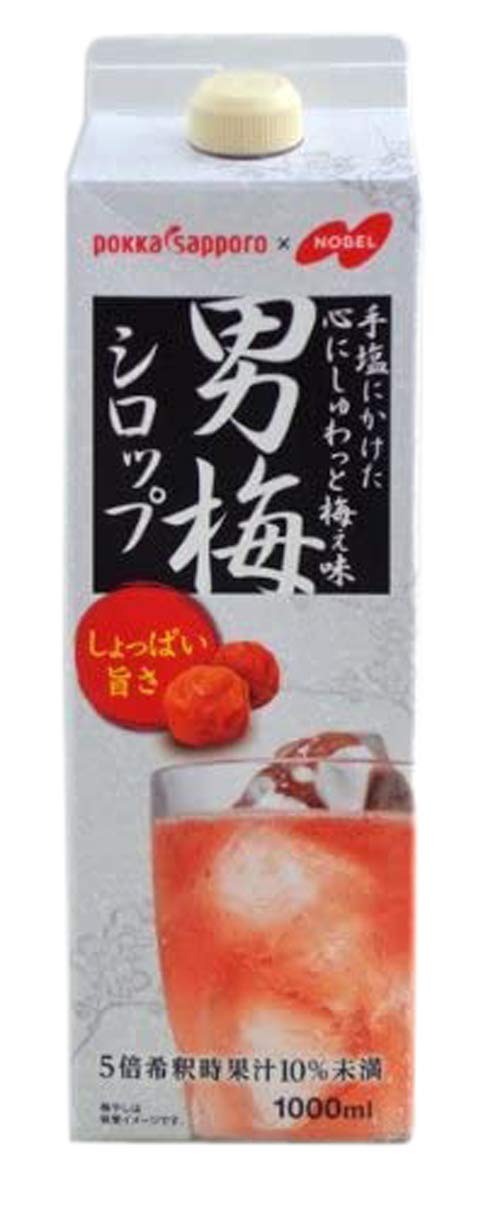 ポッカサッポロ 男梅シロップ 1000ml（パック） 1本 [その他]商品画像