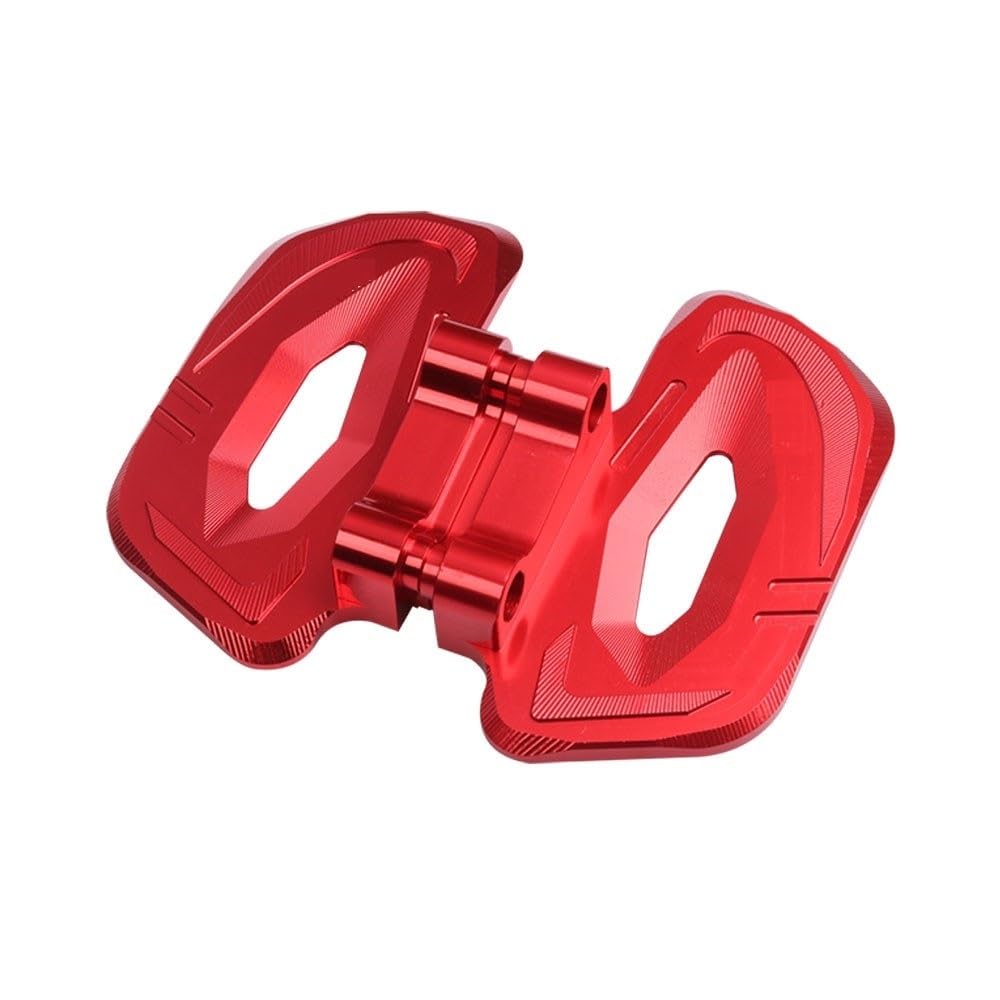 Pédale arrière CNC rouge en alliage d'aluminium pour NIU U1 UQI US U+