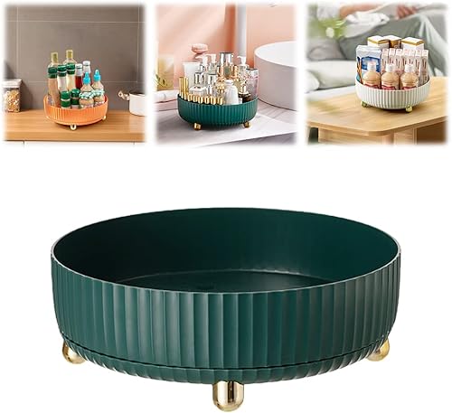 Miniatura 6 de Lazy Susan - Estante de almacenamiento giratorio, plato giratorio para gabinete, estante de especias giratorio de 360, organizador de gabinete,