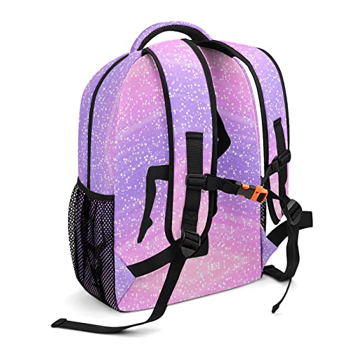 Girl_s Gymnastics Watercolor Personalized Backpack Waterproof Bags for Girls Boys Gift with Name2