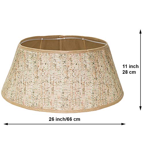 New Traditions - Christmas Tree Collar (Printed Tree Collar - Cork Printed Fabric)