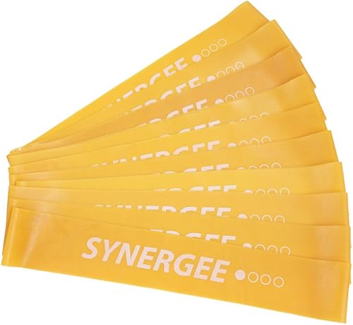 Synergee Mini bandas de resistencia para ejercicio físico que funcionan mejor cuando entrenas en casa o en el gimnasio