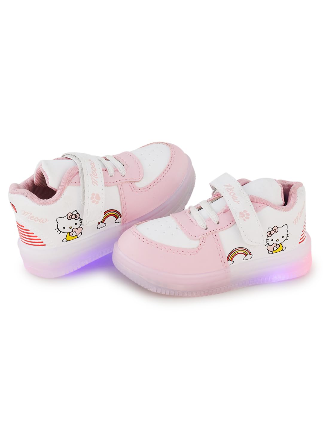 PASSION PETALS Mew PU LED Light Shoes for Kids Girls and Boys of Age 2Years -5 Years Pink (B0CWNHTHYH) Amazon Price History, Amazon Price Tracker