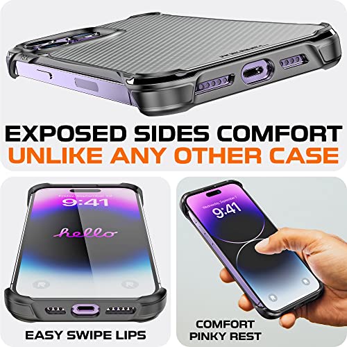 Coque iPhone 14 Pro Max compatible MagSafe avec coins anti-chocs REBEL Flex - 2